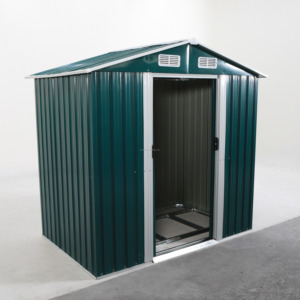 Abri de jardin multifonctionnel en acier pour l'extérieur, résistant à l'eau, pour outils de ferme et mobilier de patio - Product Image 3