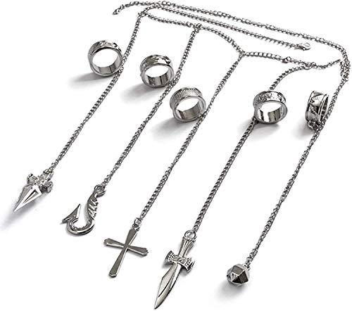 ハンター×ハンター クラピカ コスプレ衣装用メタルリング アクセサリー