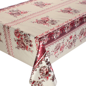 <span class=keywords><strong>2025</strong></span> Hiện đại chất lượng cao Thiết kế mới PVC Khăn trải bàn rượu sâm banh vàng phong cách bảng vải vàng lá Polyester - Product Image 3