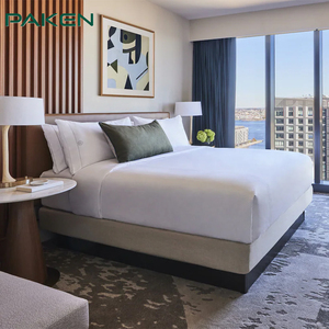 वन-स्टॉप टर्नकी आतिथ्य फर्नीचर समाधान होटल परियोजना फर्नीचर निर्माता 5-सितारा होटल बेडरूम फर्नीचर सेट - Product Image 1