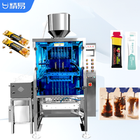 Machine d'emballage automatique multi-voies verticale pour petits sachets de liquides, sachets de miel, sachets stick
