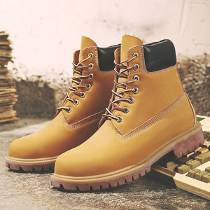 Nouvelles bottes Martin au design moderne, style britannique, semelle antidérapante, bottes Martin confortables pour hommes - Product Image 6