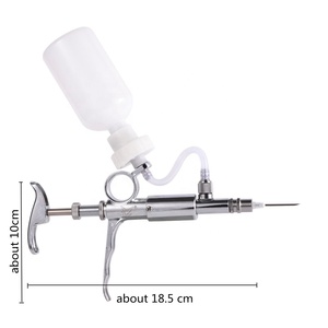 Seringue Vétérinaire Métallique Automatique Continue Multifonction 0,5~5 ml pour Bétail avec Bouteilles - Product Image 2
