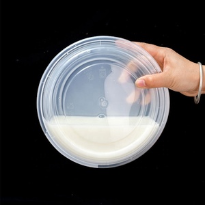 Contenitore <span class=keywords><strong>per</strong></span> Pranzo Rotondo Nero in PP Usa e Getta, Adatto al Microonde, Ciotola <span class=keywords><strong>per</strong></span> Zuppa da 30 oz con Coperchio in Plastica - Product Image 4