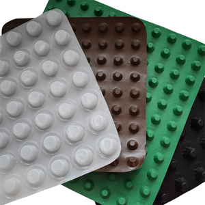 Feuille de drainage HDPE Feuille de drainage alvéolée en plastique avec géotextile <span class=keywords><strong>pour</strong></span> murs de <span class=keywords><strong>fondation</strong></span> Drainage vertical - Product Image 3