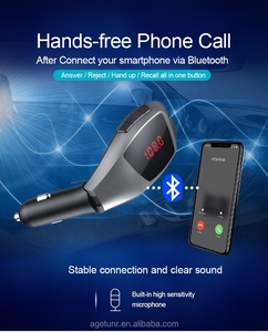 Modulatore FM Bluetooth X5 a Prezzo Vantaggioso, Lettore Musicale <span class=keywords><strong>Mp3</strong></span> USB+Micro SD, Trasmettitore Radio per Auto con Ricarica Dispositivi - Product Image 4