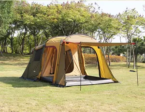 Top Family Camping Tent 5-8 person with 1 bedroom and 1 Living Room IN STOCK