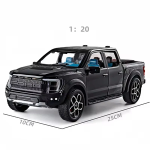 Camioneta Ford Raptor de Alto Rendimiento, Modelo a Escala 1:24, Carrocería de Metal, Vehículo Coleccionable con Detalles Realistas - Product Image 1
