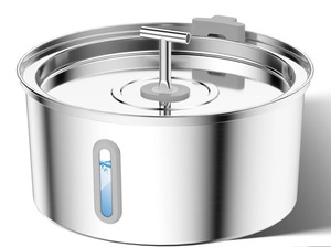 Cat Water Fountain Stainless Steel 3.2L Automatic Pet Water Fountain <strong>Dog</strong> Water Dispenser <strong>Bowl</strong> with Replacement Filter - Product Image 4