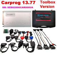 Carprog V13.77 Adaptador Completo con Keygen Gratuito para SRS/Radio/IMMO, Herramienta de Diagnóstico OBD2 para Reparación de Automóviles, Programador de ECU