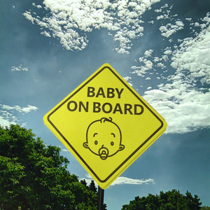 Pegatina Personalizada para Coche 'Bebé a Bordo', Adhesivo Decorativo con Dibujo Animado de Bebé para la Carrocería del Vehículo - Product Image 3