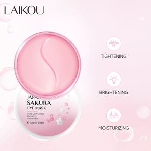 LAIKOU ซากุระ นูริชชิ่ง แอนด์ ไบรท์เทนนิ่ง อาย เจล มาส์ก ลดรอยคล้ำรอบดวงตา ริ้วรอย แผ่นเจลบำรุงรอบดวงตา 50 ชิ้น ผลิตภัณฑ์ดูแลดวงตา - Product Image 6