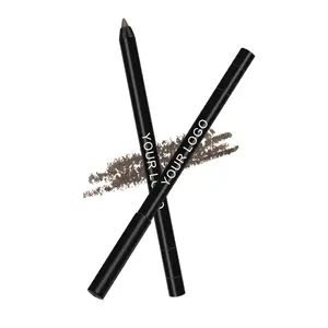 Özel Logo renkli kremsi uzun ömürlü su geçirmez leke geçirmez özel etiket makyaj bronz Eyeliner kalem