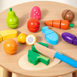 Hot New Arrivals Best-Selling Fruit and Vegetable Chopping Manufacturer Direct Sale Educational Wooden Toys For Boys Girls - Product Image 4