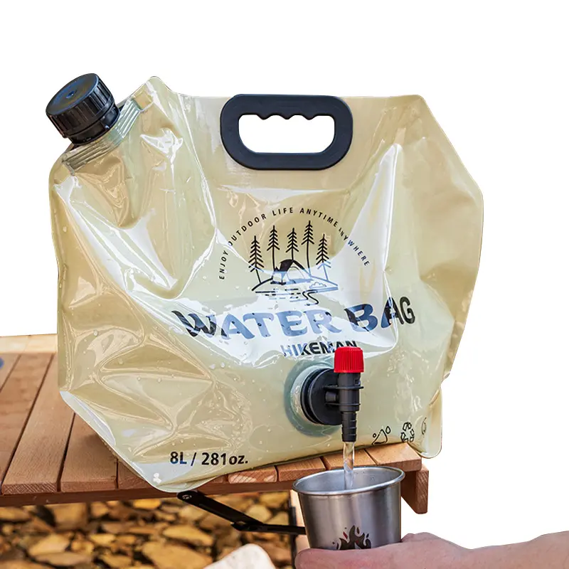 Resistencia a los golpes Bolsa de boquilla de agua líquida de pie personalizada con asa 480Ml 1L 5L Doypack Bolsa de boquilla de bebida de plástico 1000Ml