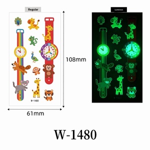 <span class=keywords><strong>นาฬิกา</strong></span>ข้อมือเรืองแสงรอยสักชั่วคราวกันน้ำเรืองแสงในที่มืดม้ากวางลายสัตว์สติ๊กเกอร์รอย<span class=keywords><strong>สัก</strong></span>สำหรับงานเลี้ยงวันเกิด - Product Image 6