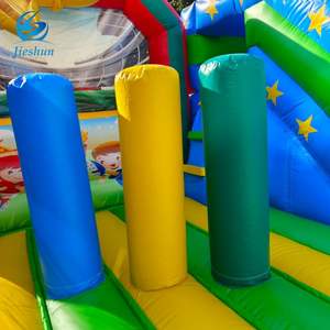Casa inflable <span class=keywords><strong>de</strong></span> rebote <span class=keywords><strong>de</strong></span> PVC Tobogán acuático inflable con <span class=keywords><strong>piscina</strong></span> <span class=keywords><strong>de</strong></span> salpicaduras para que los niños jueguen - Product Image 4