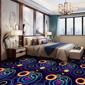 Azulejos de alfombra rectangulares comerciales Patrón personalizado <span class=keywords><strong>Tufted</strong></span> y <span class=keywords><strong>Loop</strong></span> Pila de pared a pared para oficina Hotel Sala de estar - Product Image 4