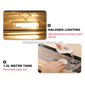 Horno de Convección Multifuncional de Acero Inoxidable de 22L, Fácil de Limpiar, para Uso Doméstico - Product Image 6