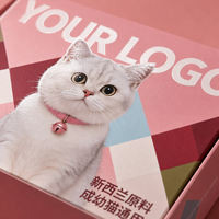 Boîte d'emballage pour nourriture pour chat avec logo personnalisé de luxe, boîte d'expédition pour animaux de compagnie en carton ondulé robuste pour la livraison en ligne sur Amazon