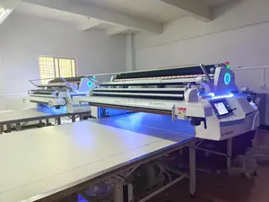 Machine à tissu yinengtech machine de pose de tissu avec dispositif de contrôle tactile LCD