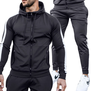 Completo Sportivo da <span class=keywords><strong>Uomo</strong></span> Personalizzato in Maglia di Spandex/Cotone Tinta Unita ad Asciugatura Rapida per Palestra, Fitness, Basket e Jogging - Product Image 3
