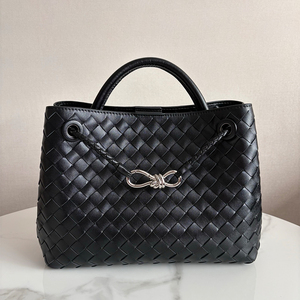 Borsa Intrecciata di Lusso in Vera Pelle per <span class=keywords><strong>Donna</strong></span>, <span class=keywords><strong>Grande</strong></span> Capacità, Nuova Borsa a Mano in Pelle Bovina, <span class=keywords><strong>Grande</strong></span> Borsa a Tracolla in Vera Pelle - Product Image 1