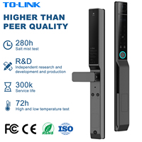 Tolink Reconnaissance faciale automatique Intelligente Tuya App Serrures de porte électroniques numériques à empreinte digitale Smart Tuya Zigbee
