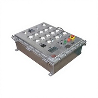 Boîtier de commande d'éclairage antidéflagrant LD-BXD(M)99L Ex Db IIB T6 Gb IP66 en acier inoxydable SS304 80A AC220V avec finition brossée
