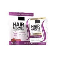 Gummies à croquer pour la croissance des cheveux des femmes avec 5-HTP pour la beauté et les ingrédients actifs