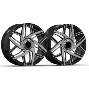 Finition personnalisée forgée couleur 17 18 19 20 21 22 pouces 5x114.3 roue de voiture de tourisme pour Benz Audi voiture VW Toyota Honda land rover