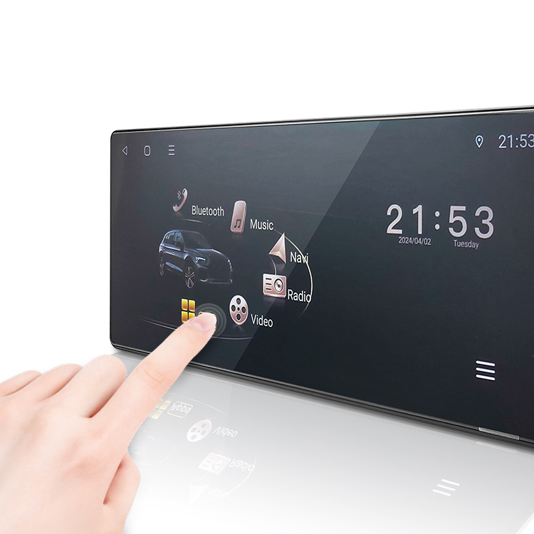 1din Car Digital Media Radio Retractable