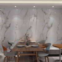 1,2 m * 3M PVC Flexible pared azulejos pegatina PET papel tapiz autoadhesivo diseño moderno para decoración de interiores función impermeable
