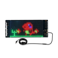 Pantalla LED para Coche de 5V USB con Control por App y Desplazamiento Remoto, 1000cd de Brillo, Pantalla Publicitaria para Interiores/Exteriores, Elevador, 1 Año de Garantía, Relación de Aspecto 1:2