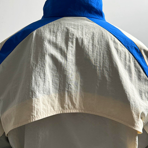 Custom Factory Translucent Fabric Lightweight Zipper Nylon <b>Jackets</b> <b>Patchwork</b> Ripstop Outdoors Breathable Windbreaker <b>Jackets</b> - Product Image 3