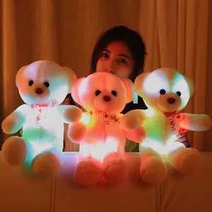Успокаивающий детский подарок светящийся в темноте детская игрушка светящаяся игрушка 35 см мягкий плюшевый мишка игрушка со светодиодной подсветкой