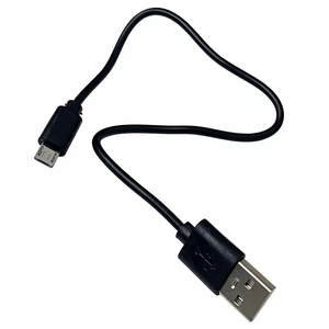 Cable USB Micro V8 de 50 cm, Carga Rápida de 2A, Blindado con Lámina de Cobre Puro, para Teléfono Móvil, Reproductor MP3/MP4, Auriculares <span class=keywords><strong>y</strong></span> Cargador - Product Image 1