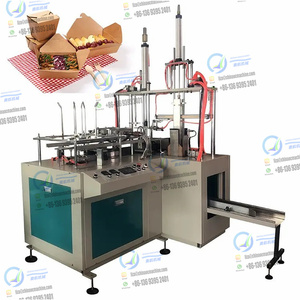 Contenedores de comida desechables automáticos para llevar, caja de papel, máquina formadora de Bento, cajas de hamburguesas para llevar, máquina para hacer fiambreras - Product Image 2