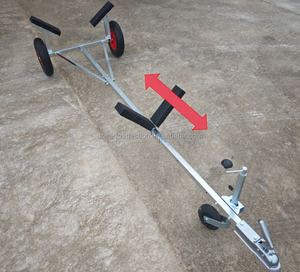 Remolque Ajustable para Embarcaciones de Pesca y Kayaks, Remolque para Jet Board Marino, Carro para <span class=keywords><strong>Kayak</strong></span> con Acoplador Europeo para Remolques de Canoas y Embarcaciones - Product Image 3
