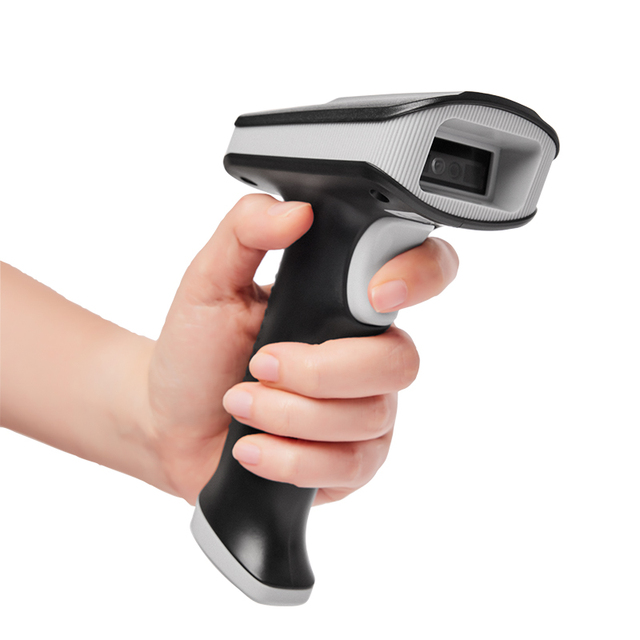 High Resolution 1D and 2D Wireless Barcode Scanner for Supermarket and Small Shop