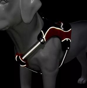 Rompi Anjing Ditingkatkan Tanpa Tarikan Tali Kekang Hewan Peliharaan Reflektif Dapat Disesuaikan dengan <span class=keywords><strong>1</strong></span> Kait Tali D-ring Pegangan Mudah Kontrol - Product Image 5