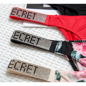U344-bragas <span class=keywords><strong>con</strong></span> lentejuelas y flores caladas para mujer, bragas sexys <span class=keywords><strong>con</strong></span> entrepierna abierta, tangas - Product Image 3