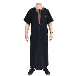 Nouveau modèle en gros, vêtements <span class=keywords><strong>pour</strong></span> hommes arabes islamiques à manches courtes avec un design populaire <span class=keywords><strong>pour</strong></span> la prière - Product Image 2