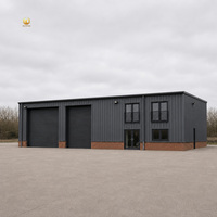 Atelier en structure métallique sur mesure, prêt pour l'énergie solaire, assemblage rapide, entrepôt métallique isolé et résistant aux intempéries, kits de stockage, garage