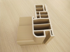 Trung Đông Phổ Biến Loại WPC Cửa Rầm HMF-140B Trang Trí Pvc Cửa Rầm Cửa Khung - Product Image 3