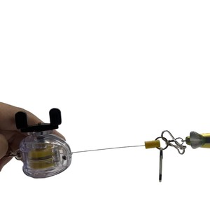 Ztc592 – boucle télescopique en fil d'acier, type tambour, accessoire de pêche à dégagement rapide pour la pêche aux leurres - Product Image 1