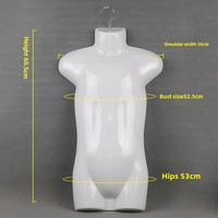 Modèle en plastique pour enfants petite fille porte-maillot de bain enfants magasin de vêtements Mannequin pièce suspendue costume cintre pour piscine