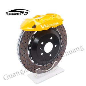 Kit de freno de coche de modificación GT4 Kit de pinza de freno de rueda trasera de <span class=keywords><strong>cuatro</strong></span> pistones 355 380 400mm para Audi A4 A5 A6 A7 A8 Q5 Q6 Q7 BMW F10 - Product Image 6