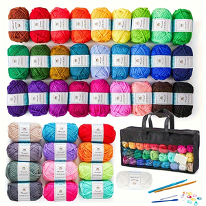 <span class=keywords><strong>Kit</strong></span> de Costura con 56 Agujas de TPR, Juego Completo para <span class=keywords><strong>Tejer</strong></span> Suéteres de Lana a Mano, Herramientas de Crochet para <span class=keywords><strong>Principiantes</strong></span> - Product Image 1