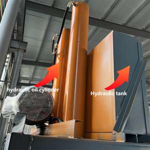 Presse à balles hydraulique de petite taille haute pression <span class=keywords><strong>pour</strong></span> plastique, coton, aluminium, déchets d'aluminium avec deux pompes hydrauliques - Product Image 4